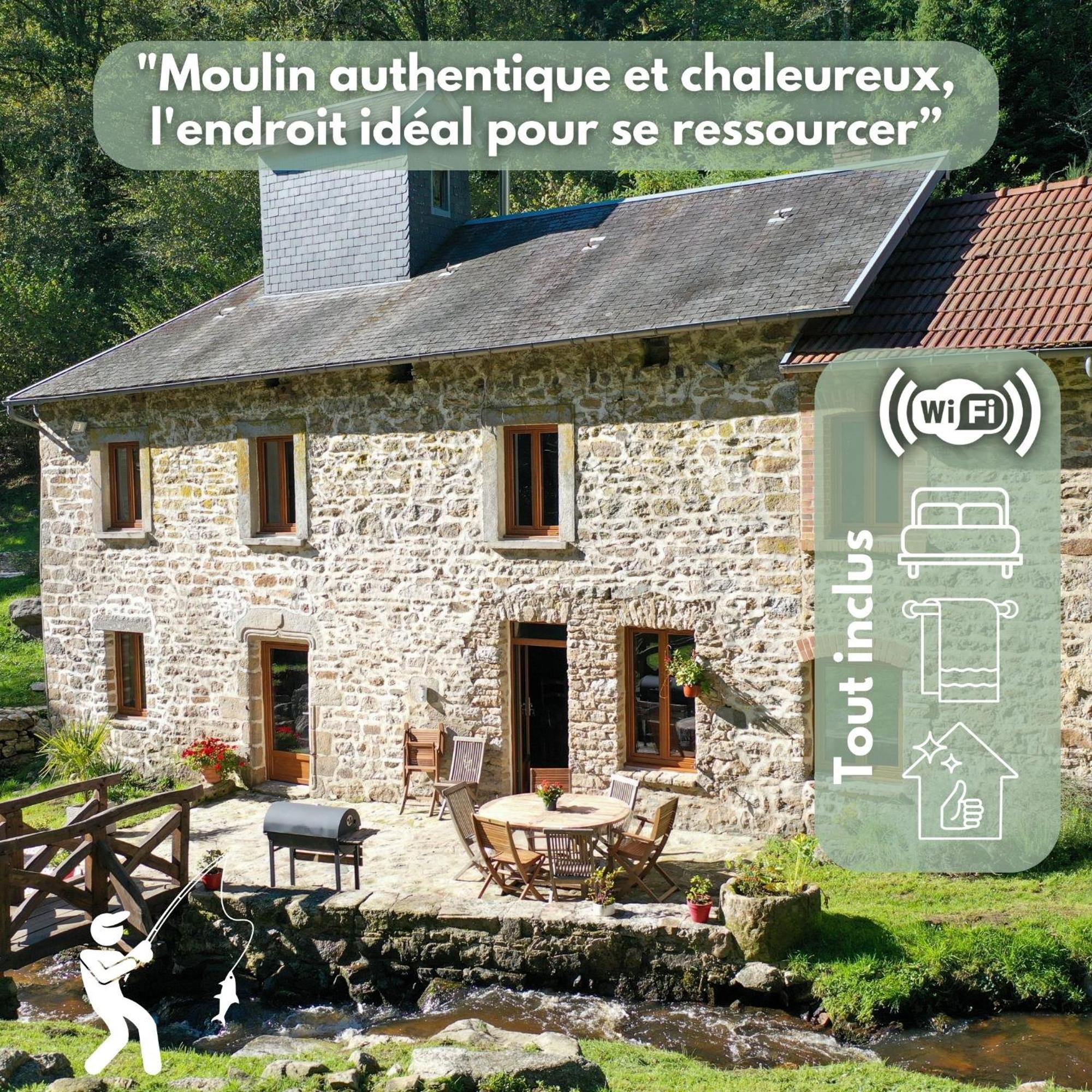 Authentique Moulin Tout Inclus-Moulin De Lavaugarde Thauron Luaran gambar